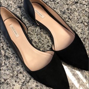 Cole Haan Suede and leather flats